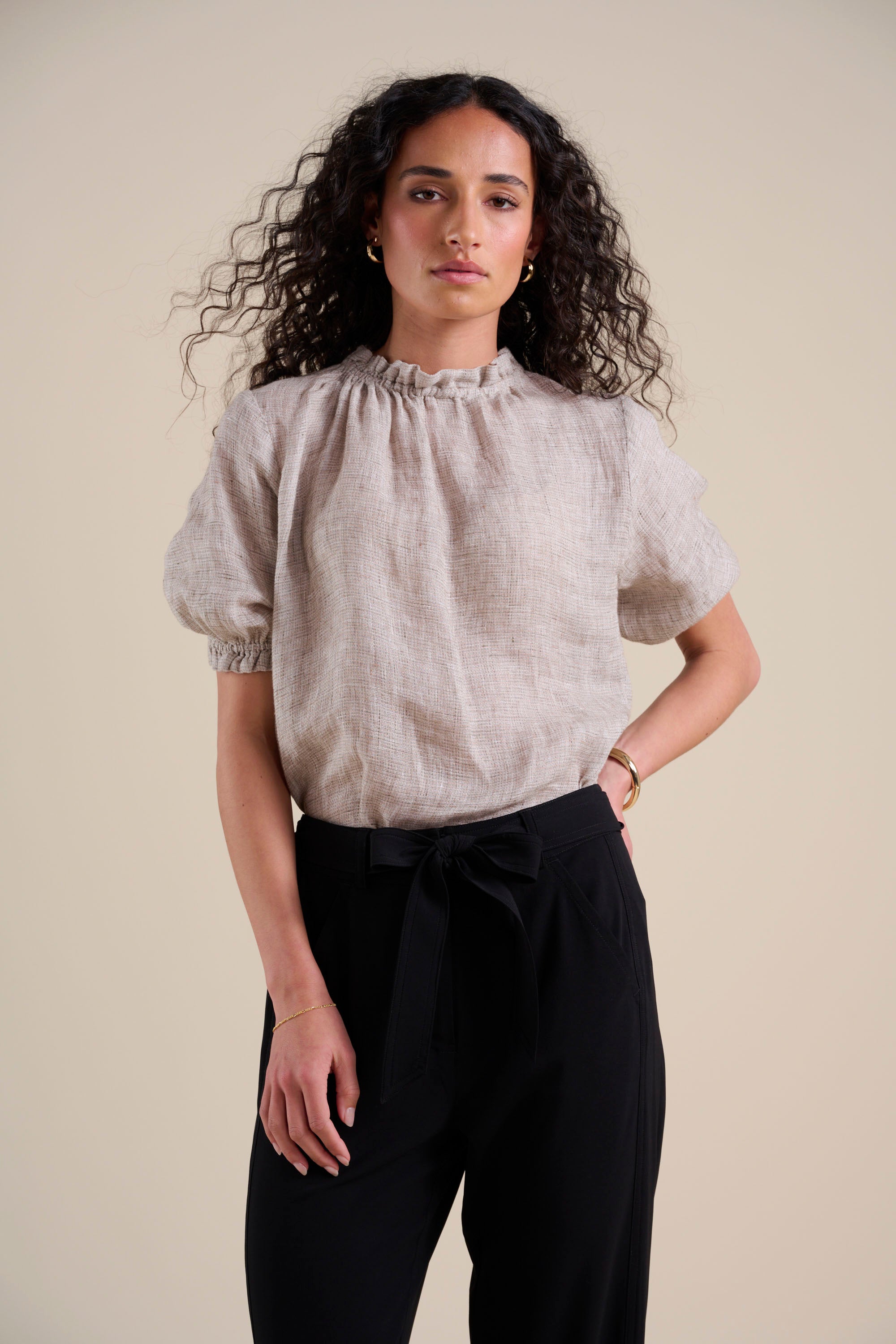 The Frill Detail SS Blouse