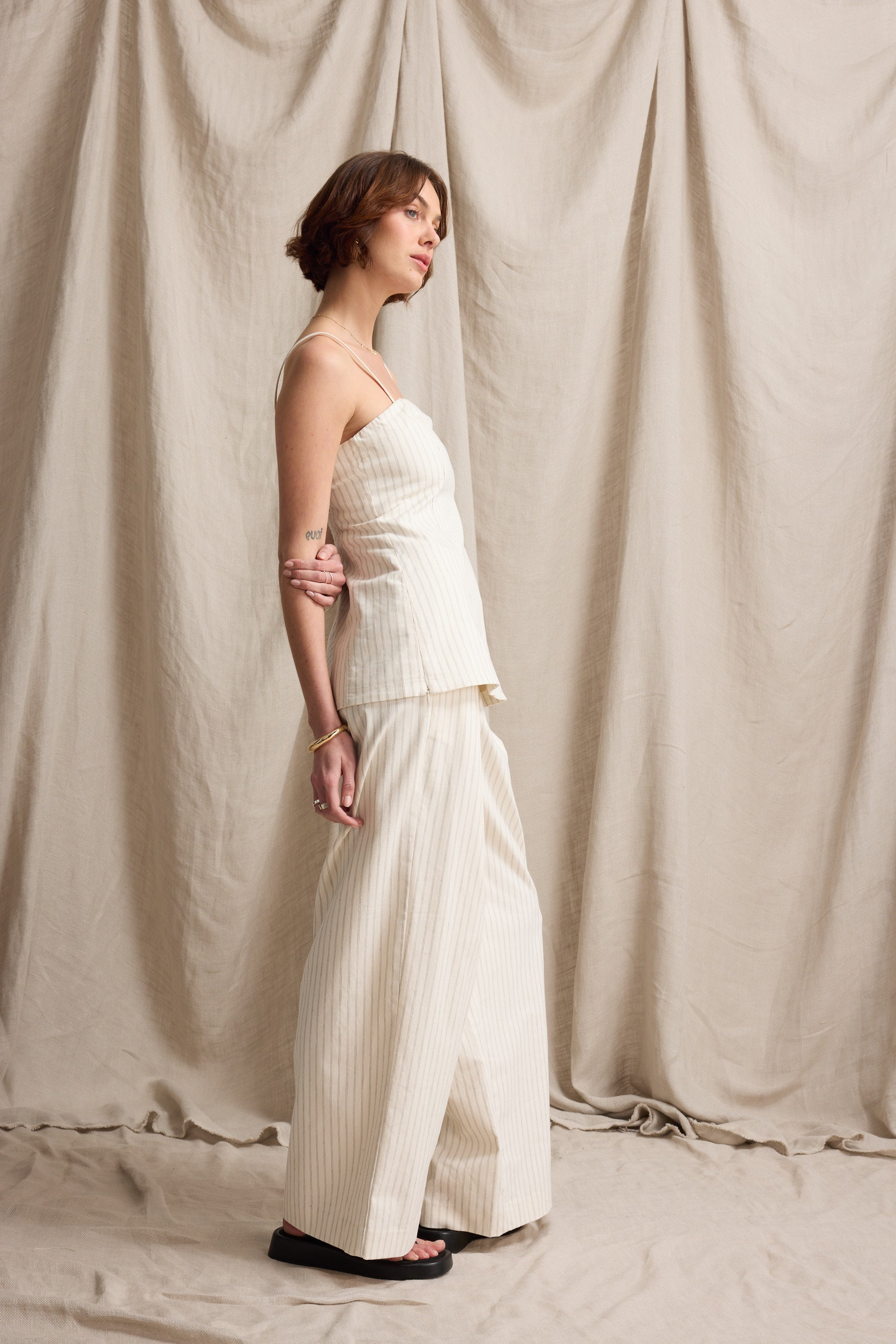 Jade Linen Blend Pant