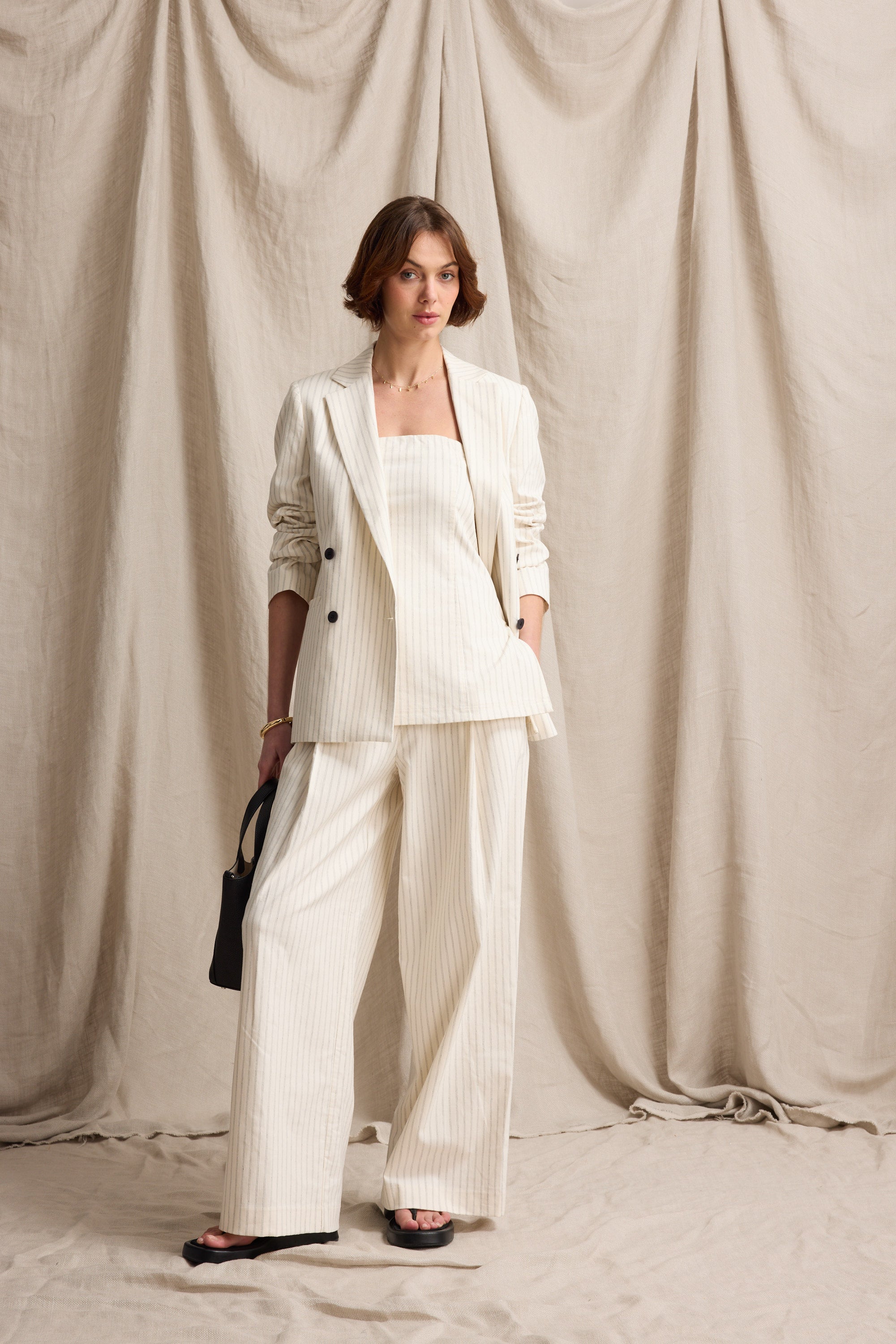 Jade Linen Blend Pant