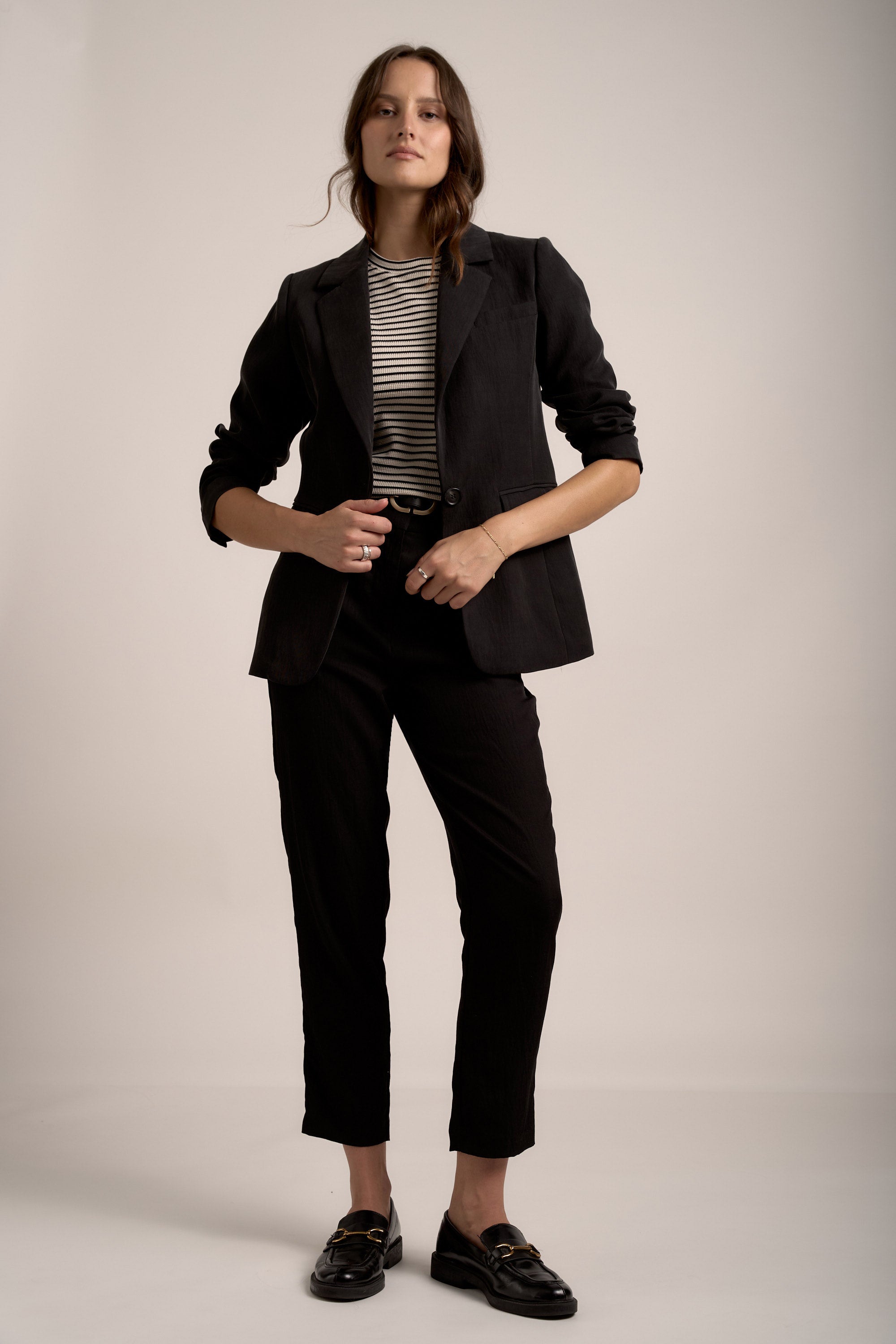Shop The Slim Leg Pant (Black)