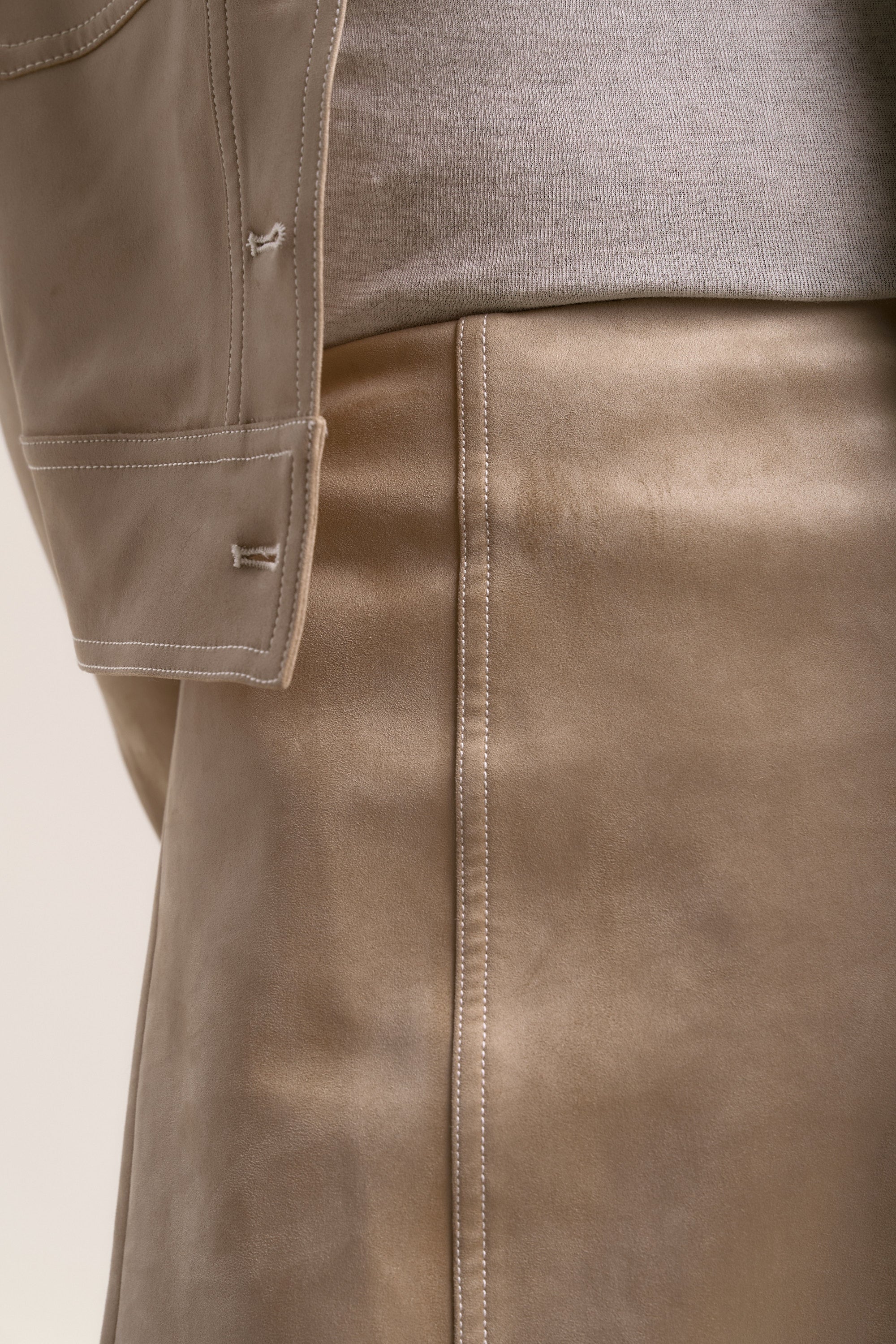 Portia Suedette Mini Skirt