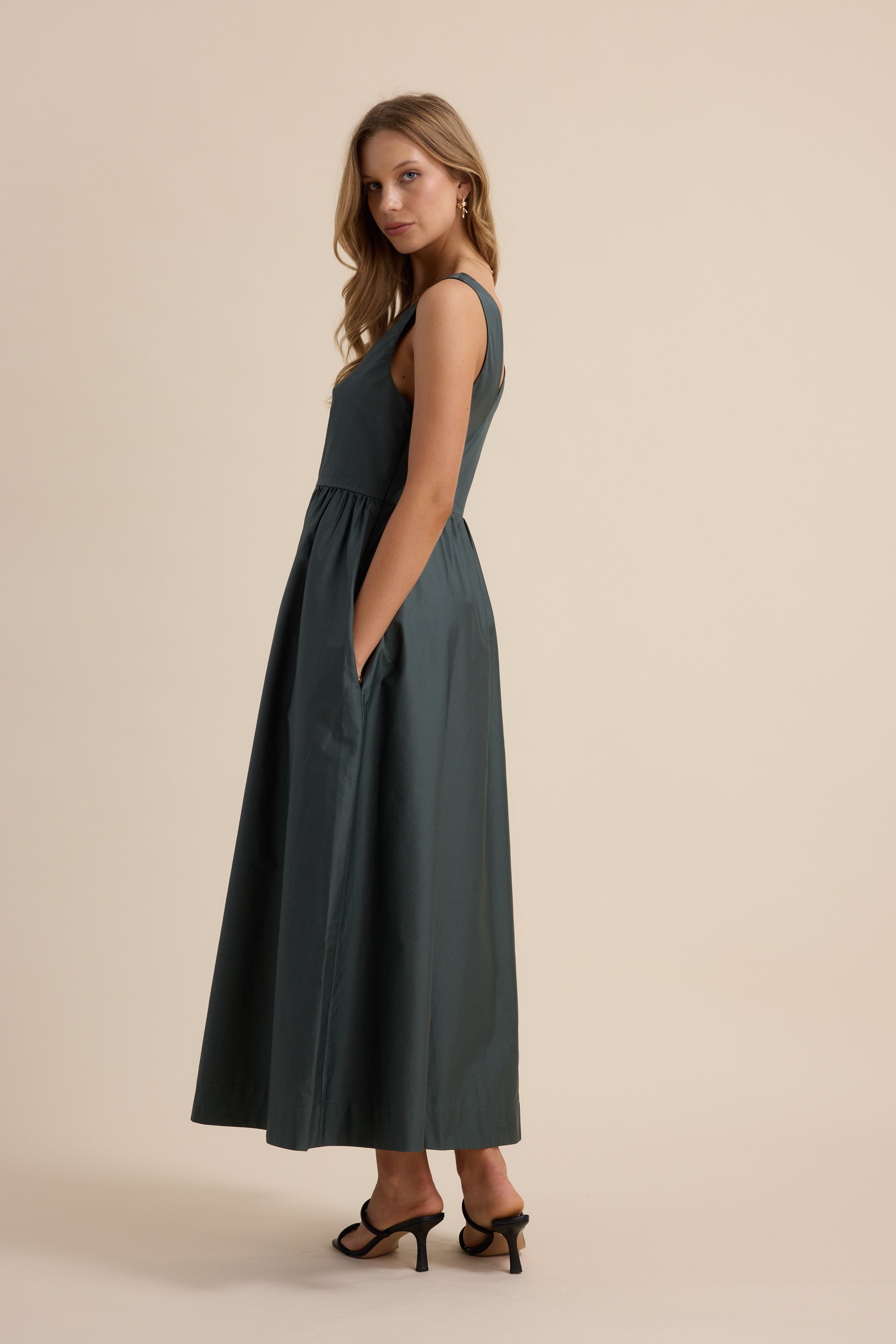 Carolyn V Neck Dress