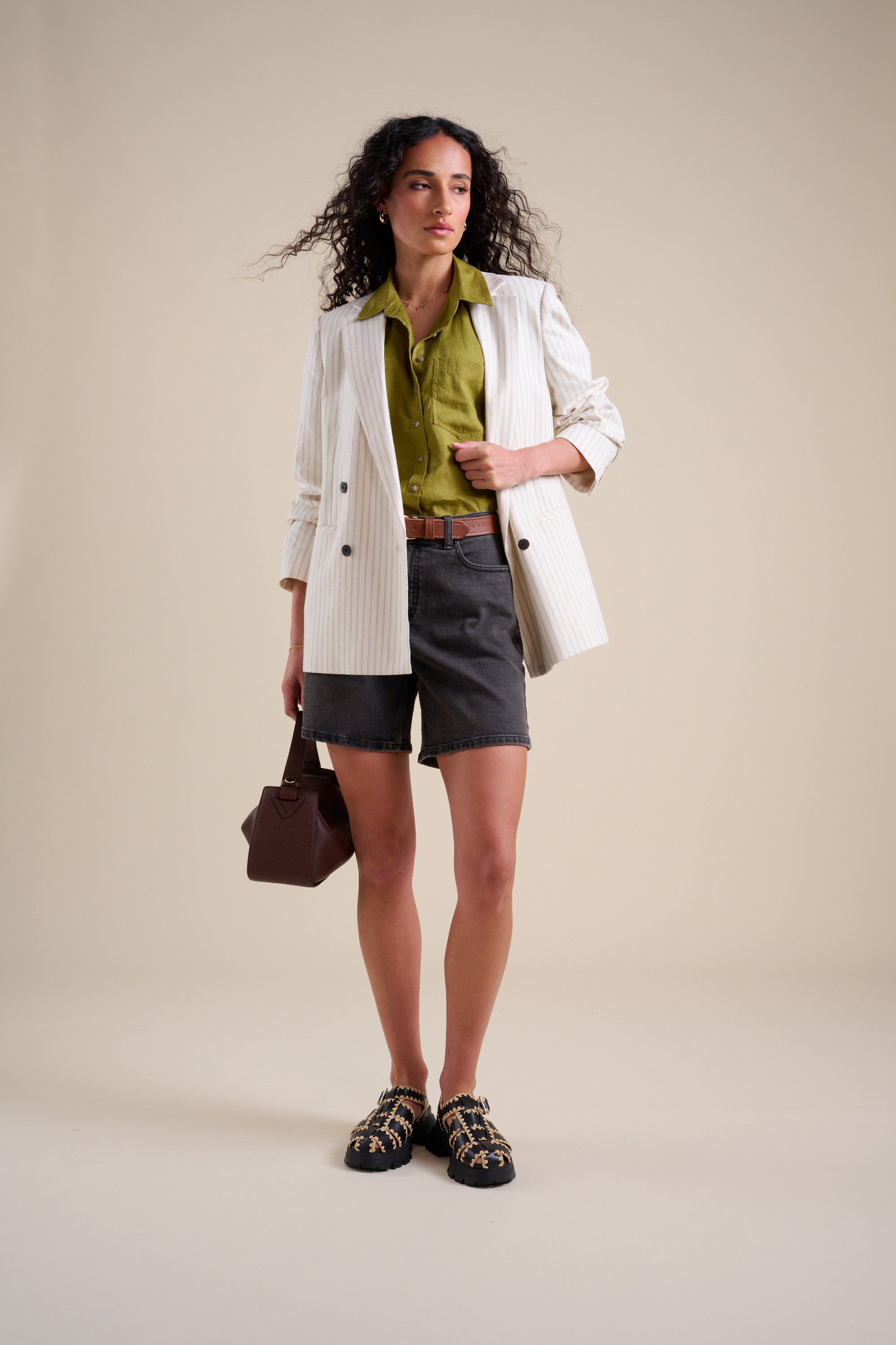 Elementary Short Sleeve Linen Shirt