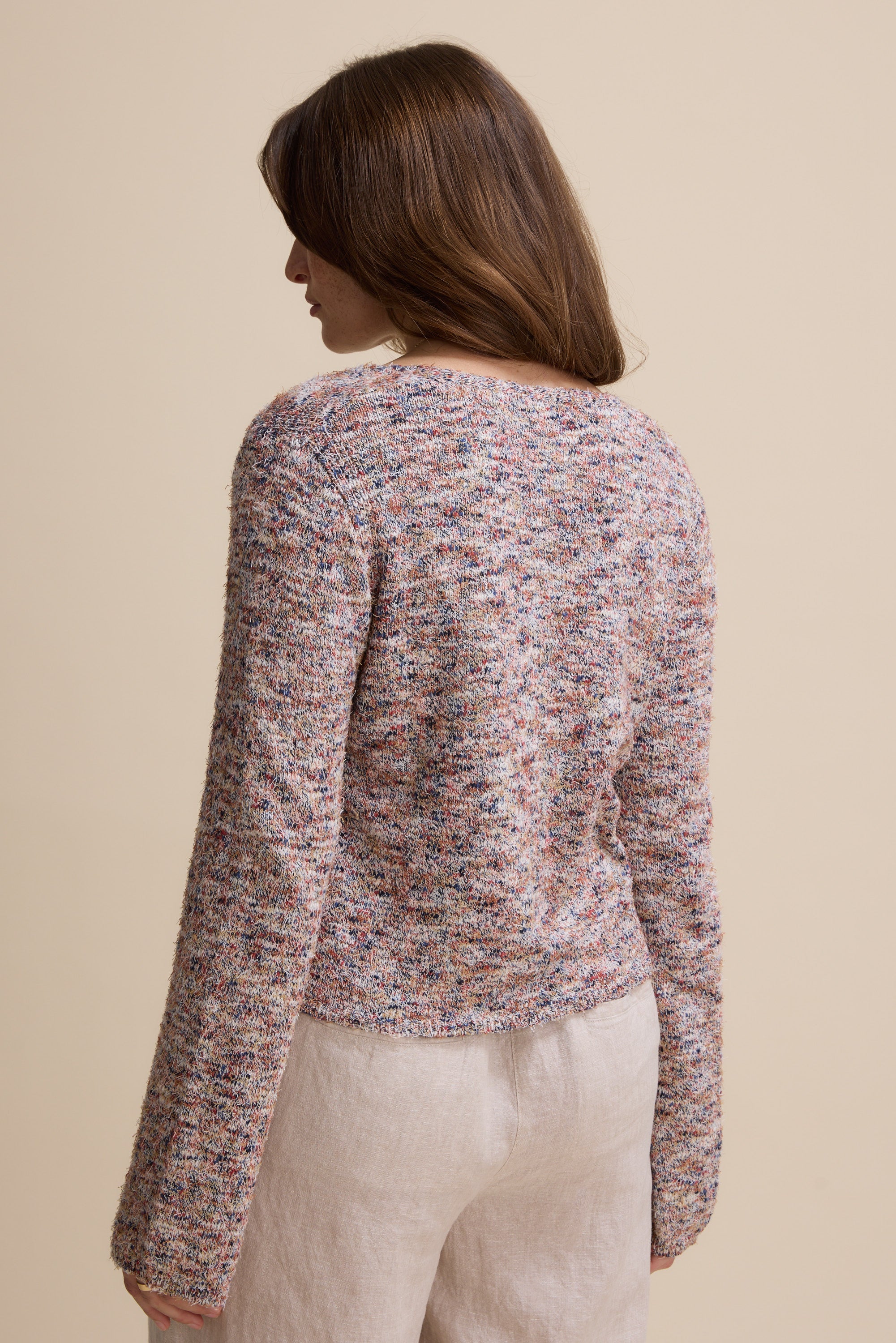 Elementary Flared Sleeve Cardi