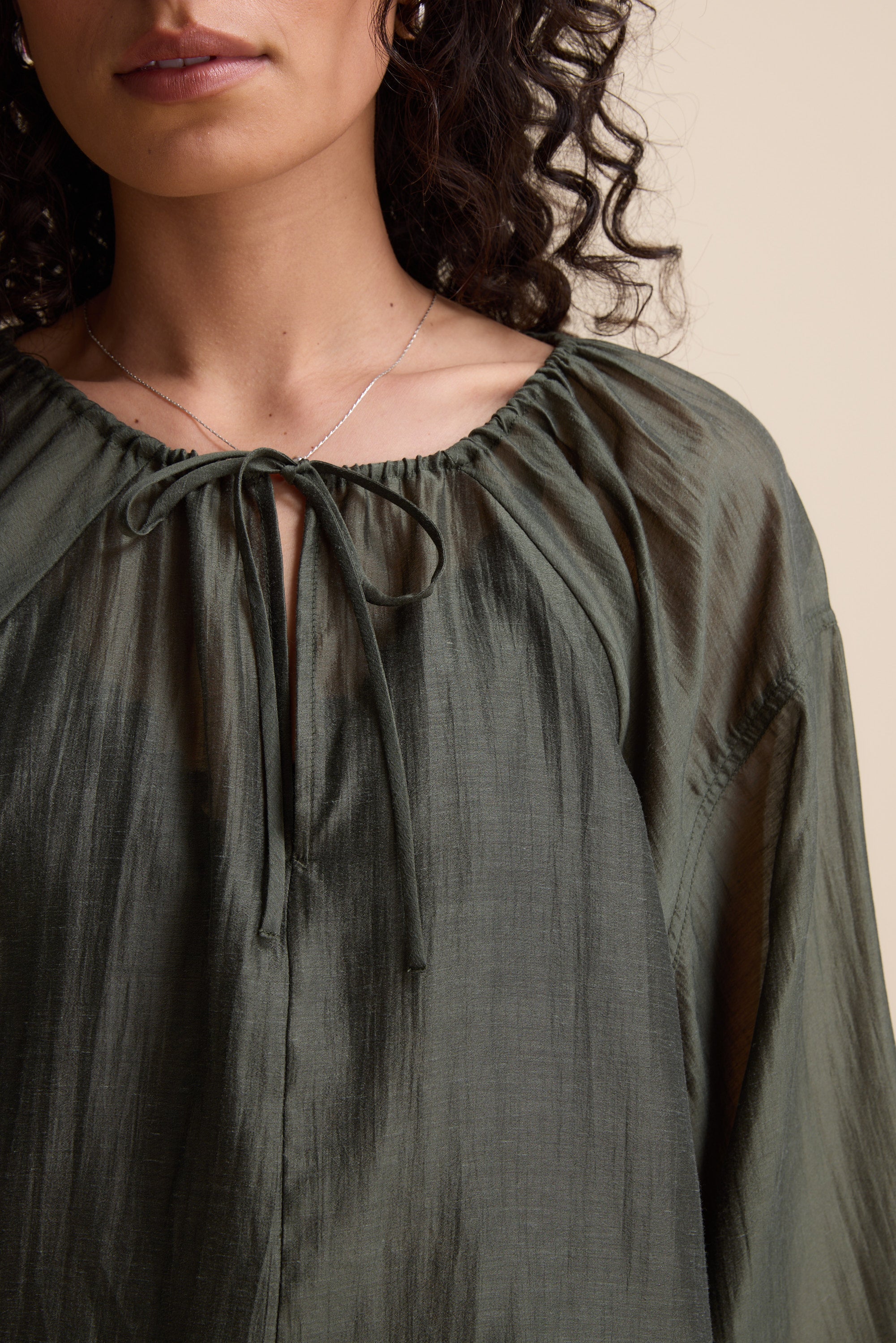 Abigail Tie Neck Blouse
