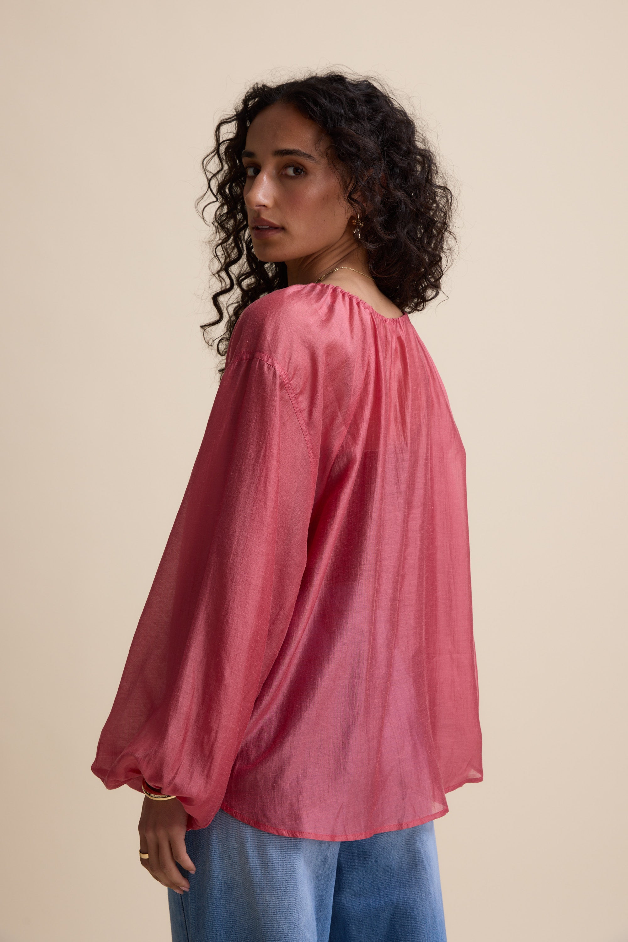 Abigail Tie Neck Blouse