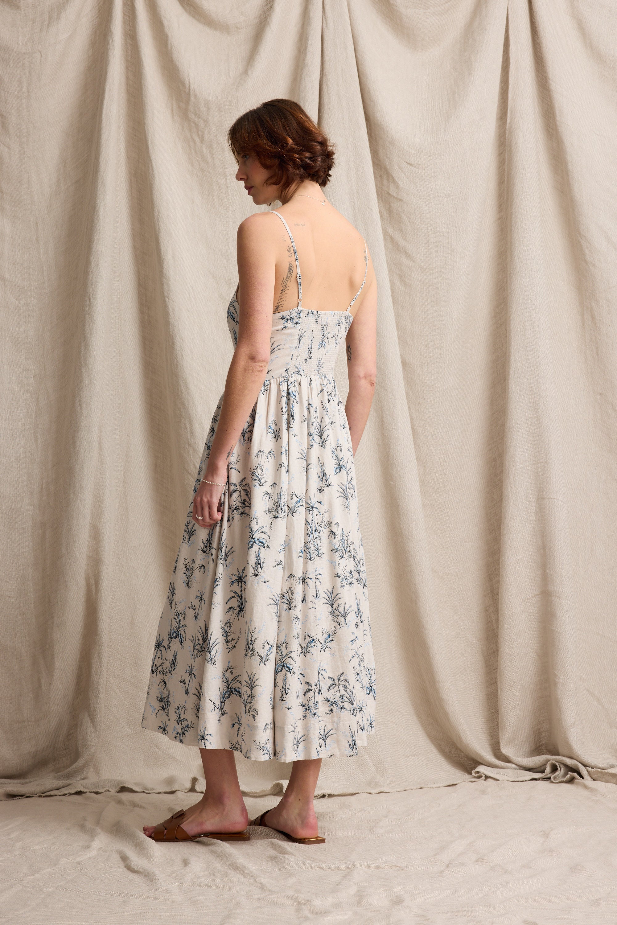 Hannah Linen Blend Dress