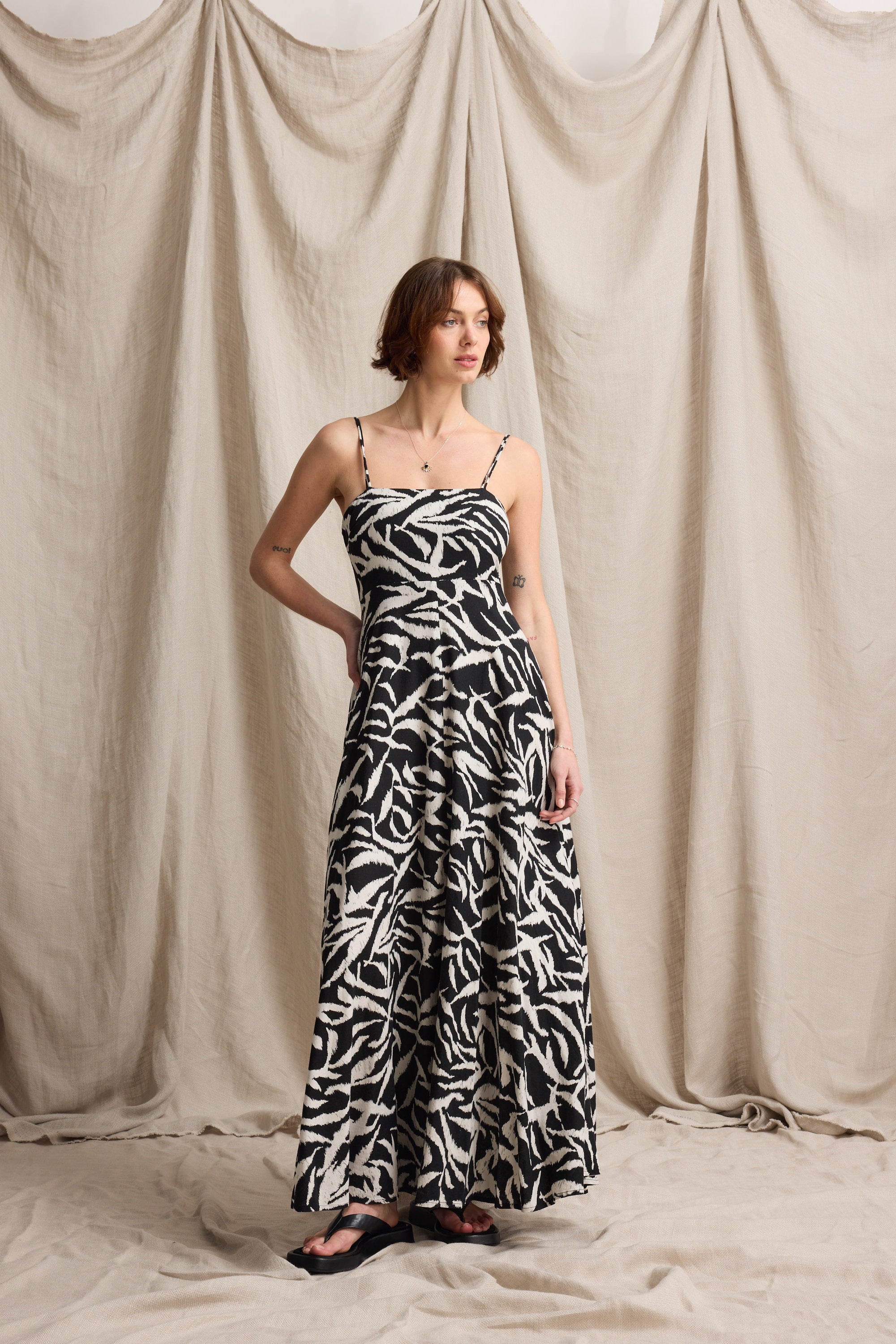 Lucy Linen Blend Dress