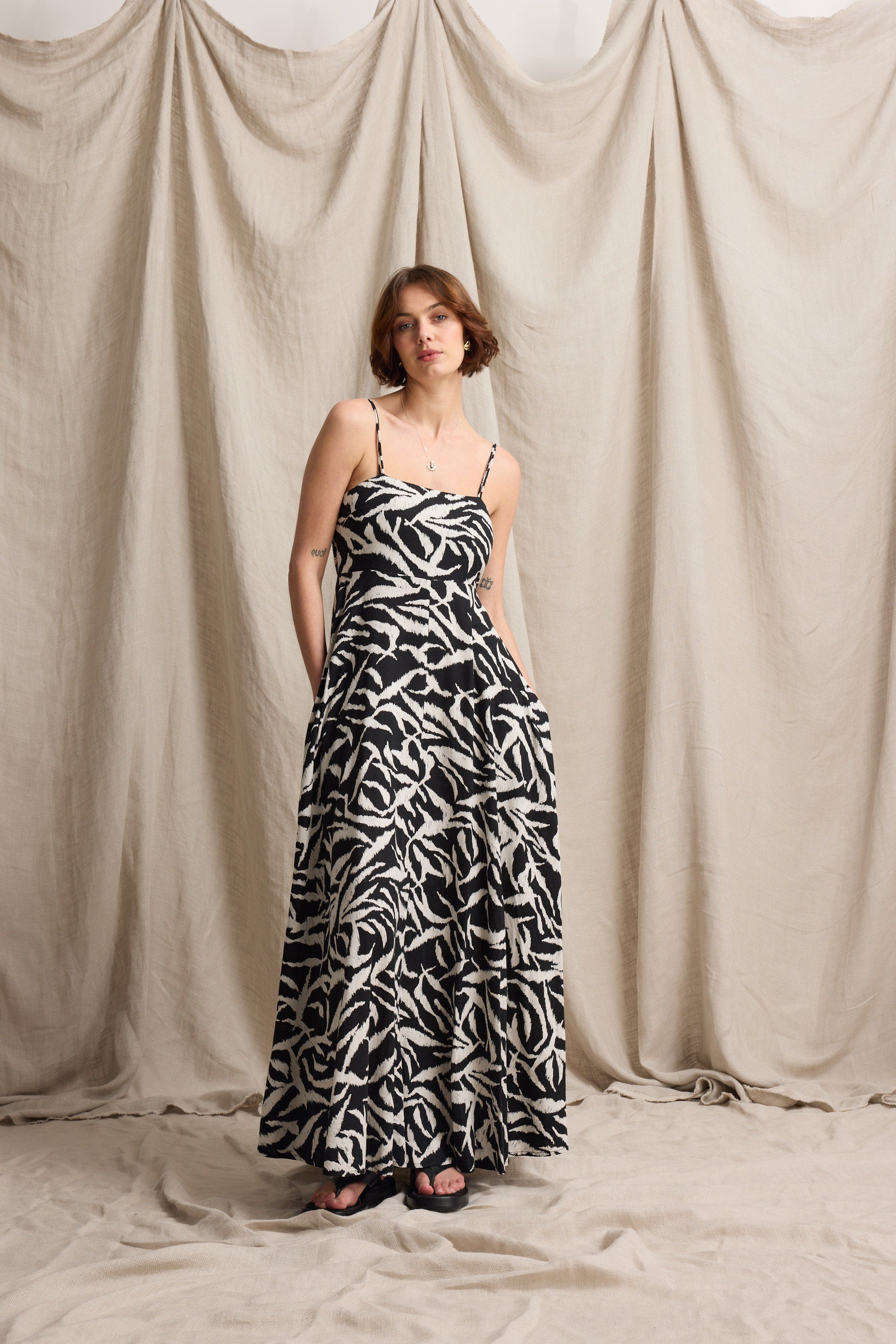 Lucy Linen Blend Dress