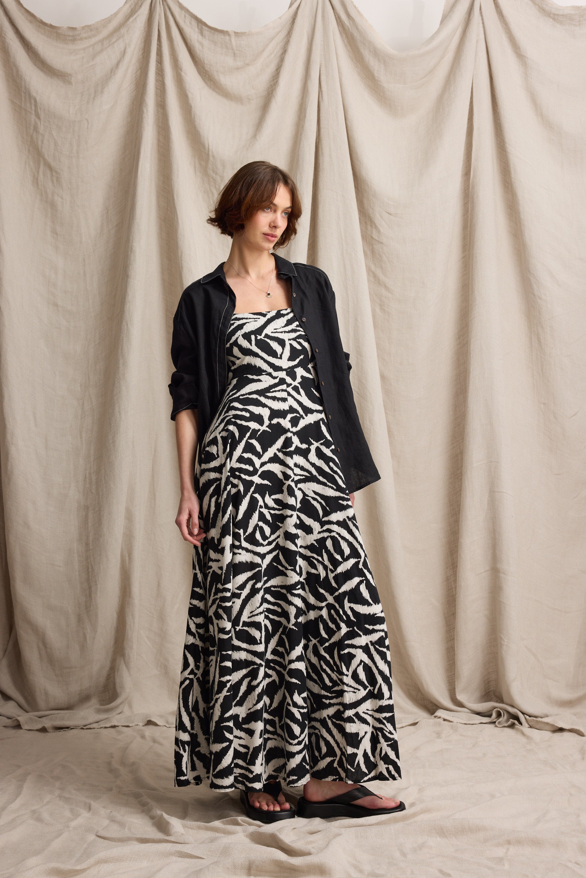 Lucy Linen Blend Dress