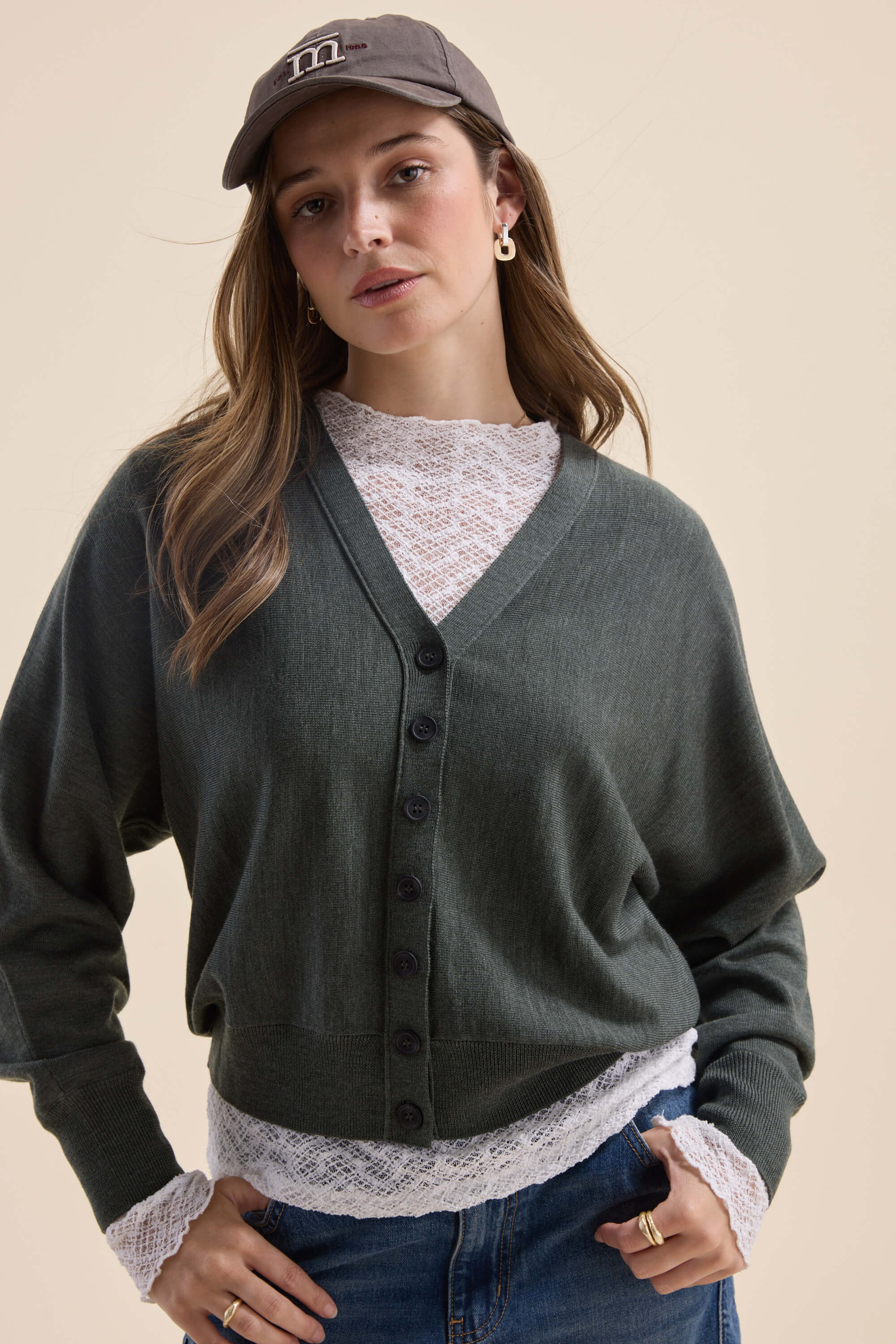 Shop Emmy ZQ Merino Cardi (Clover Marle) | Max