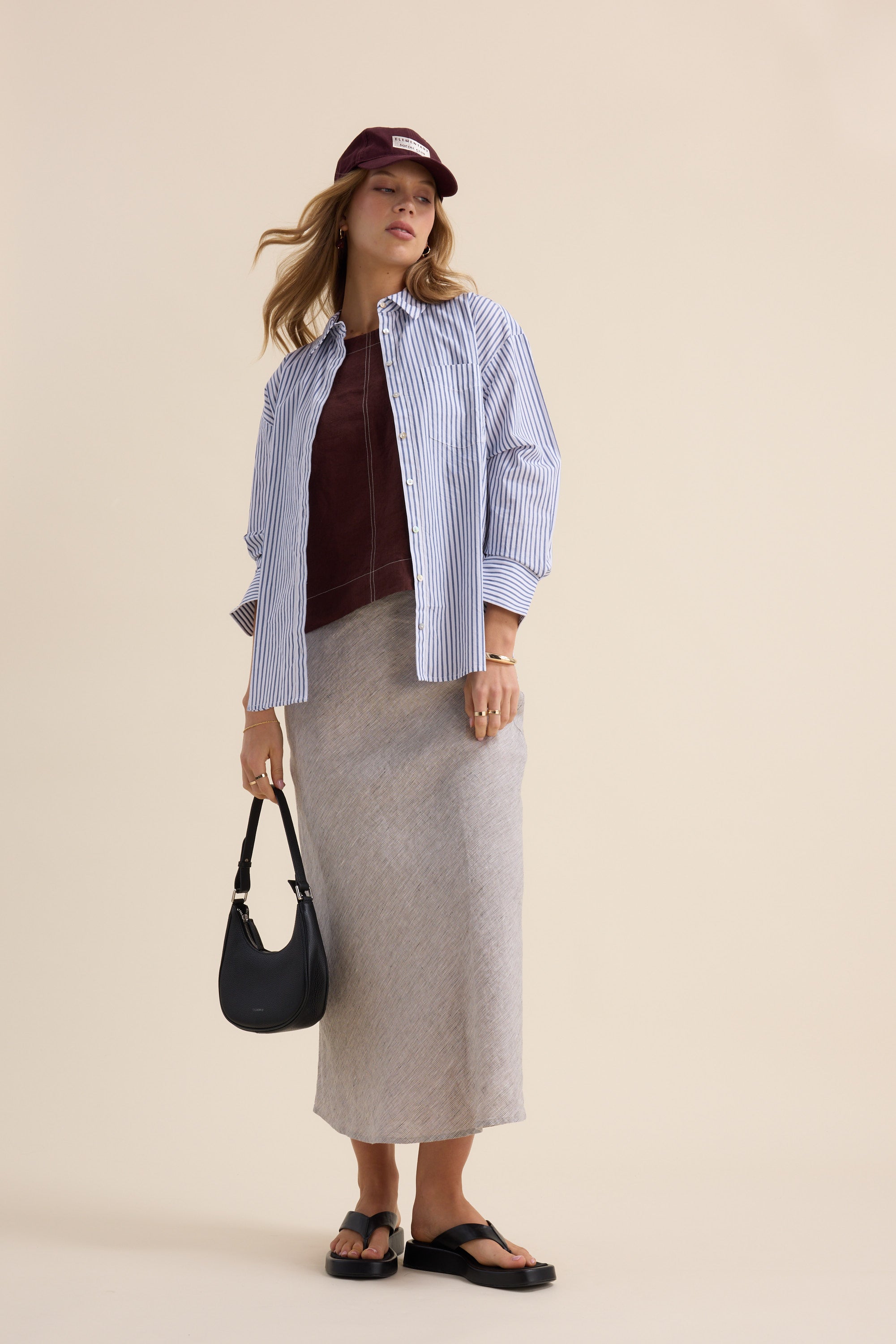 The Linen Slip Skirt