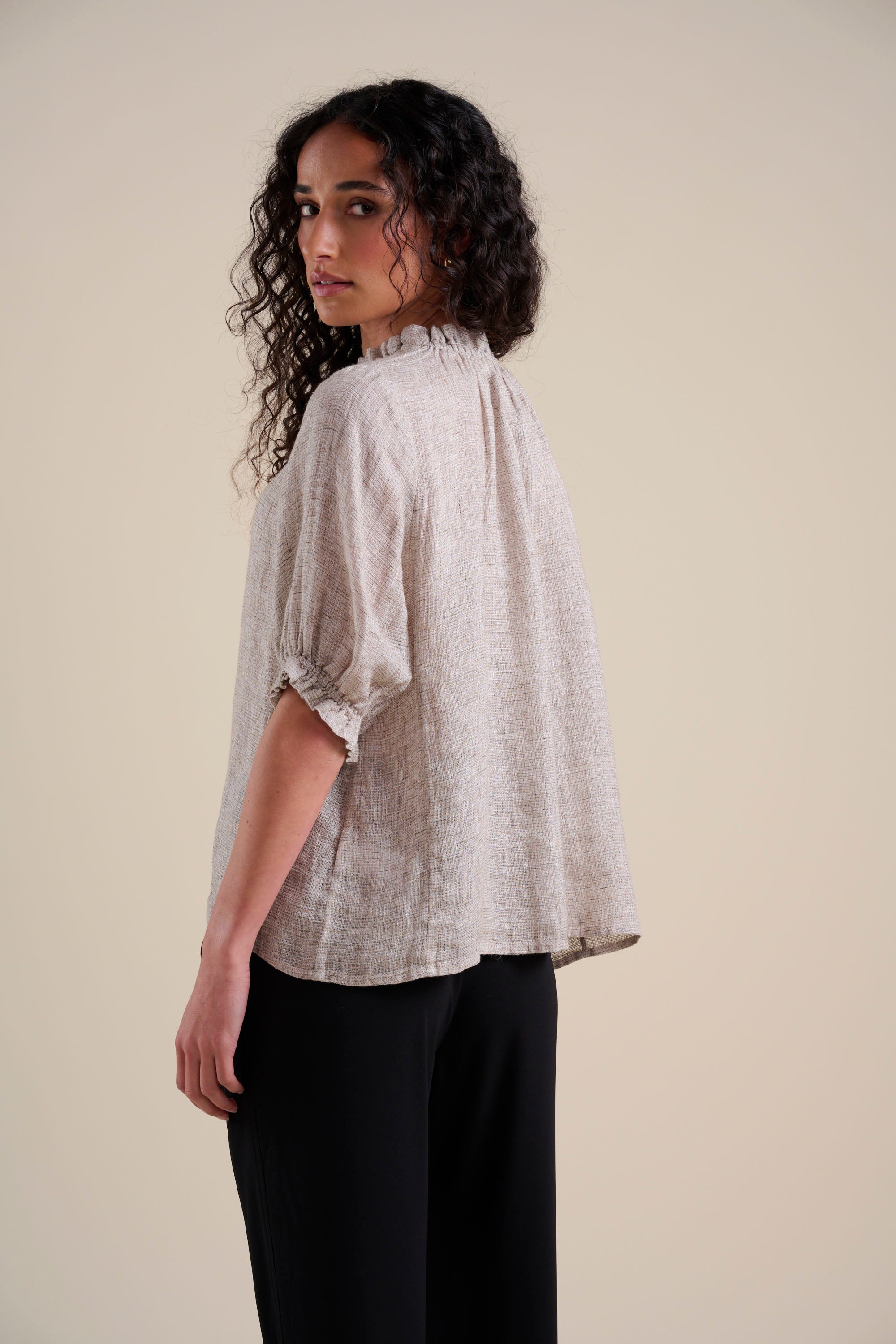 The Frill Detail SS Blouse