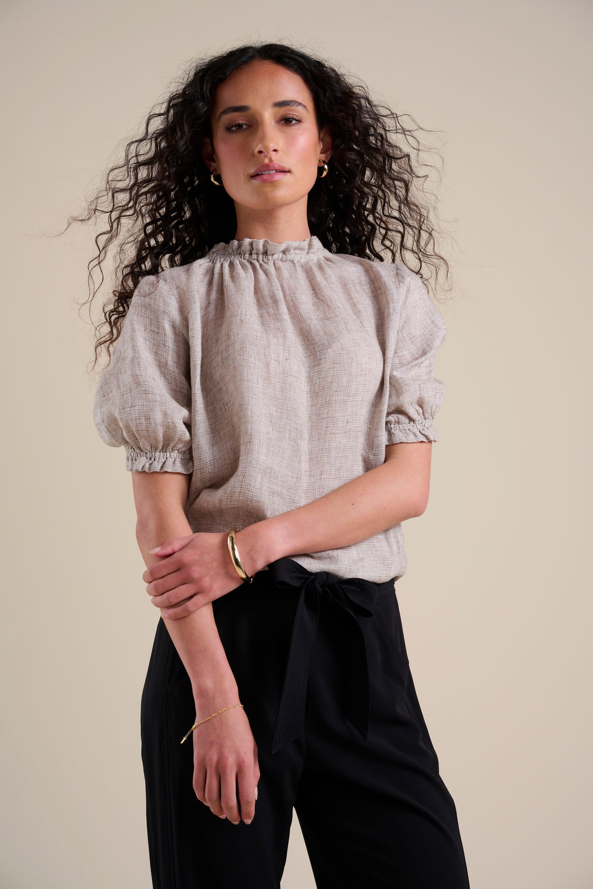 The Frill Detail SS Blouse