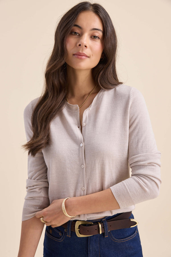 The Merino Silk Cardigan