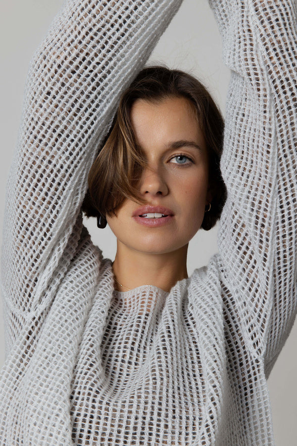 Aubrie Knit Detail Sweater
