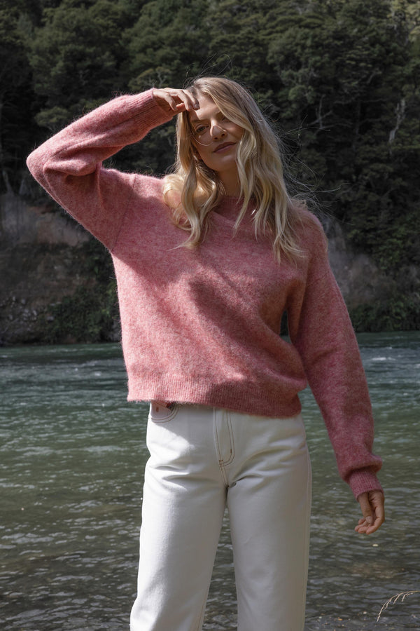 Hayley Luxe Whisper Crew Neck Sweater