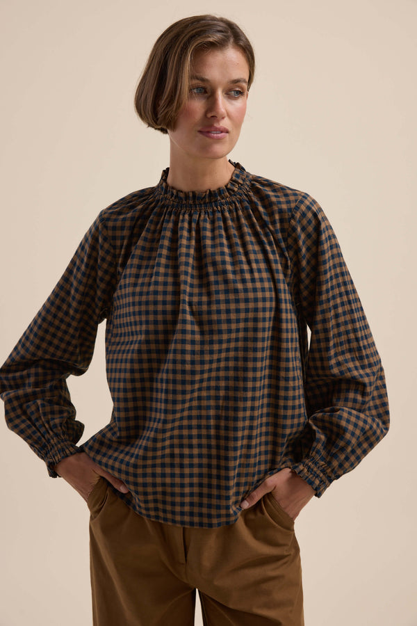 The Frill Detail Long Sleeve Blouse