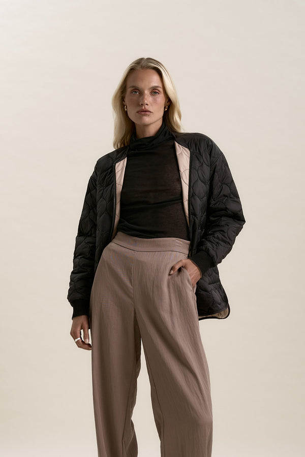 Mckenna Reversible Quilted Puffer