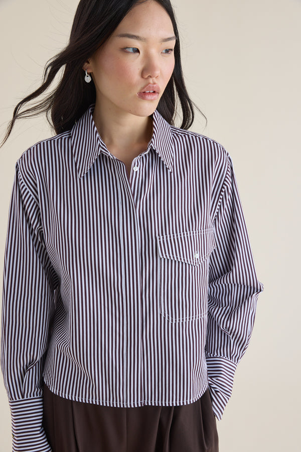 Leah Stripe Detail Shirt
