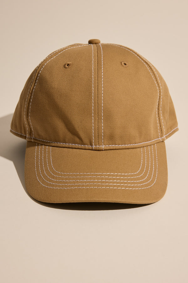 Jo Contrast Stitch Cap