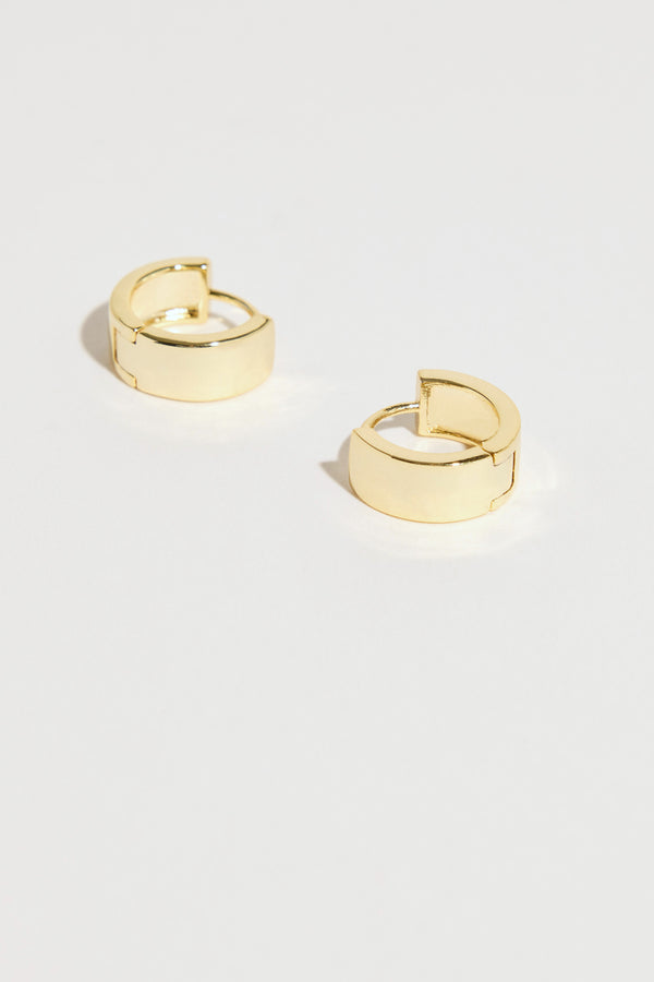 Atelier 19 Wide Huggie Earrings