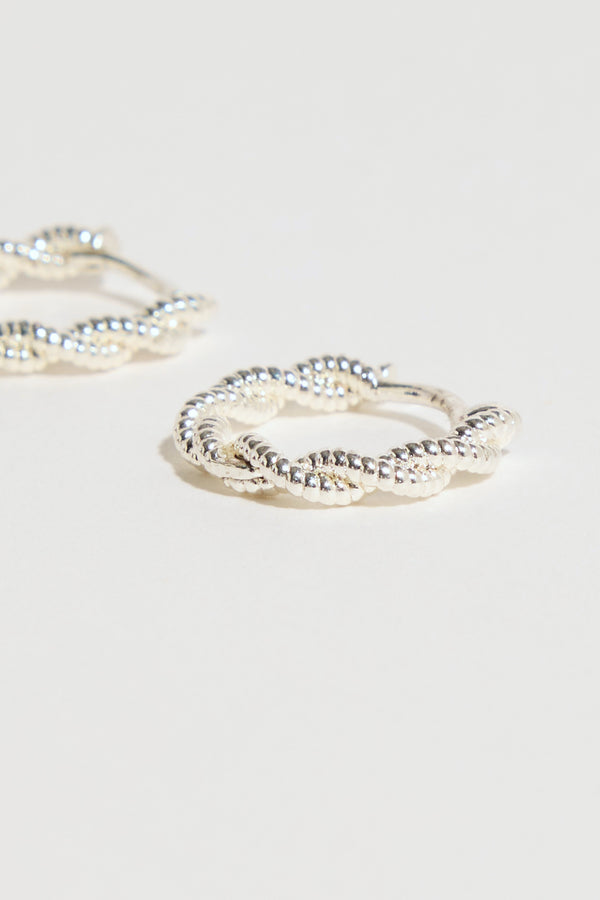 Atelier 19 Twisted Huggie Earrings