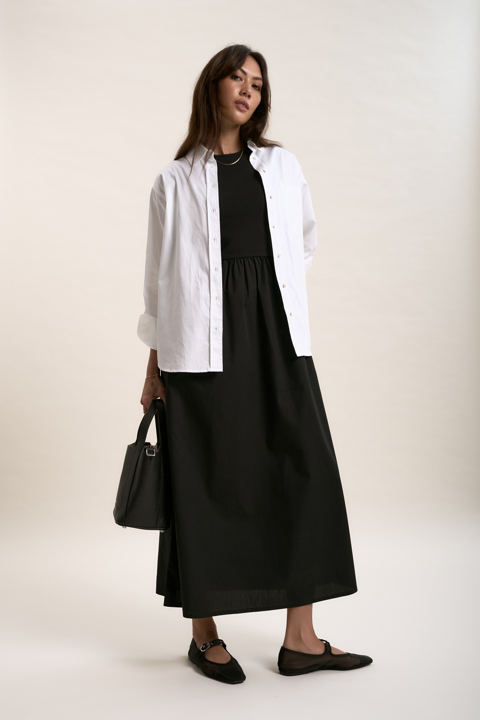 chinese dress ladies Black Cap Sleeve Vneck Maxi Dress Fit & Flare