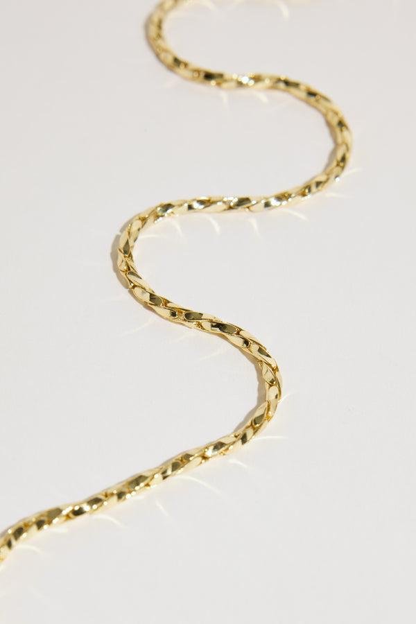 Atelier 19 Twisted Box Chain Necklace