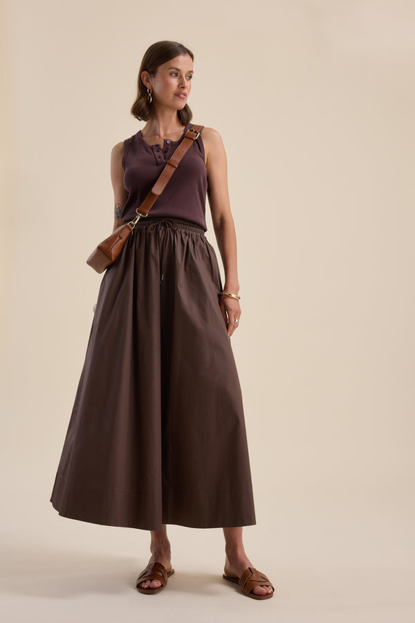 The Everyday Poplin Skirt