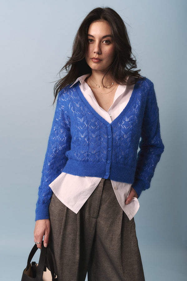 Lola Lace Knit Cardigan