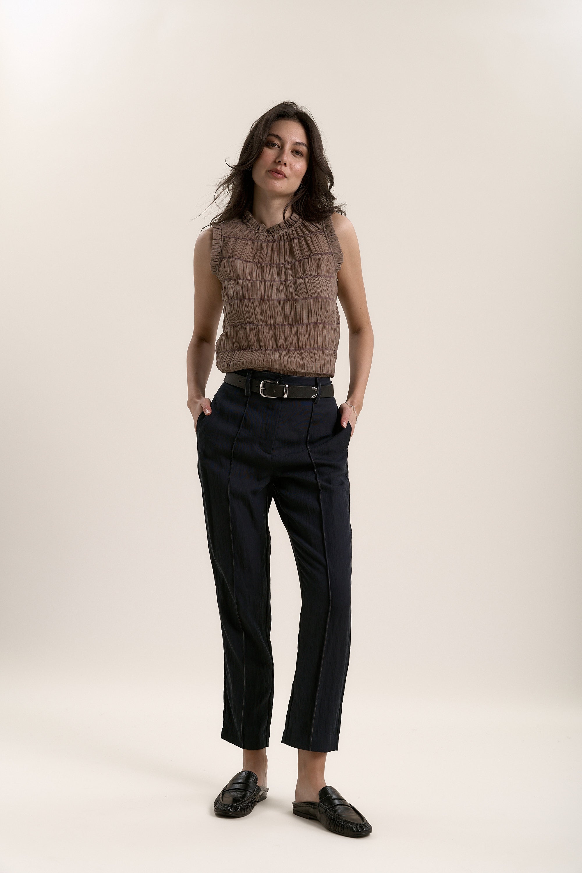 Luna Contrast Stitch Pant