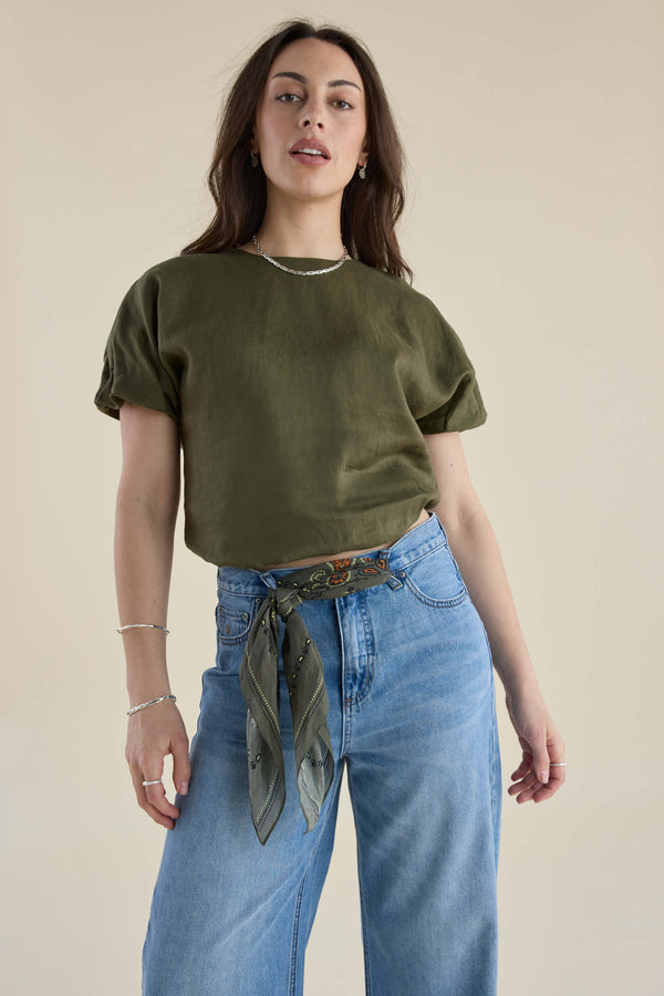 The Bubble Hem Top