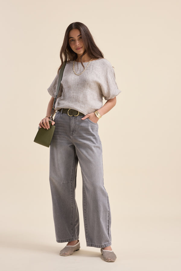 The Bubble Hem Top