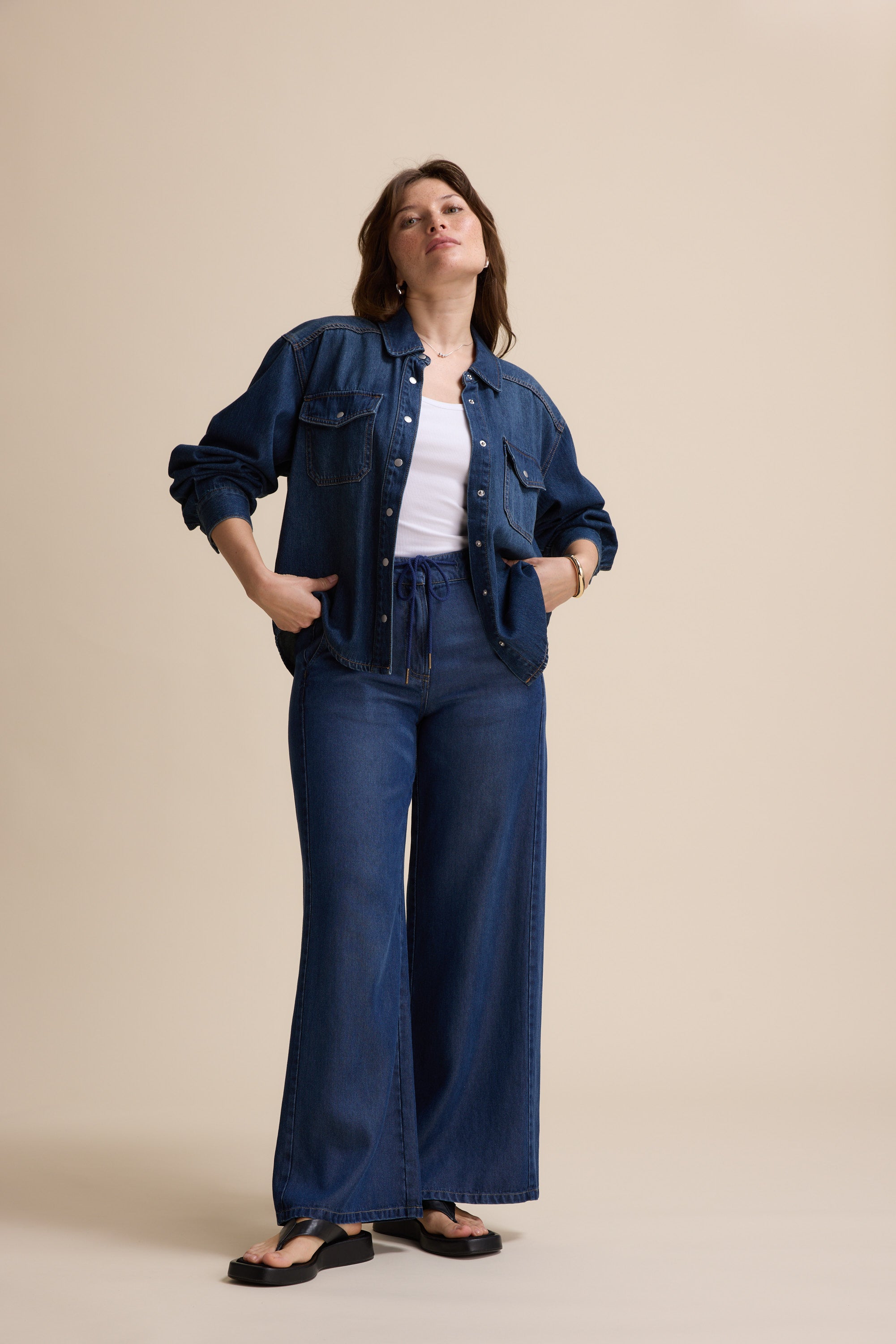 Elementary Wide Leg Jean