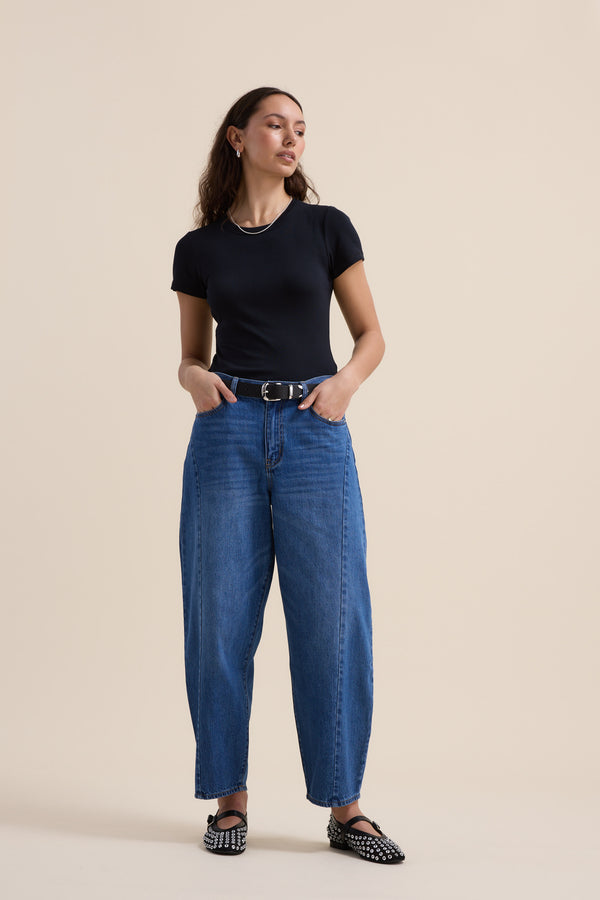 Elementary Basics Fitted Rib Tee