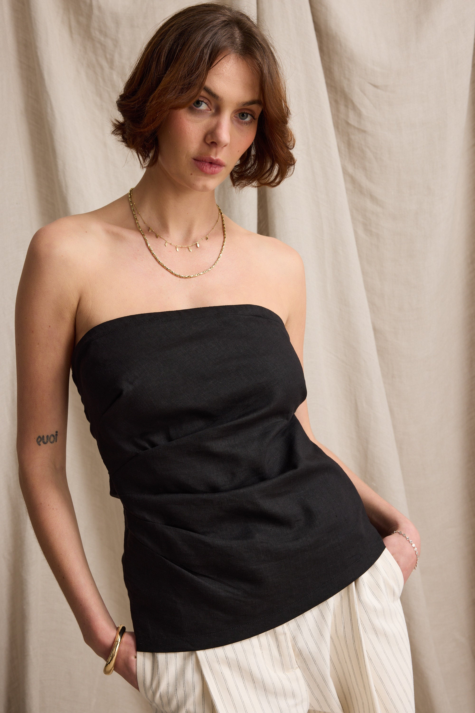 Annabelle Linen Bodice