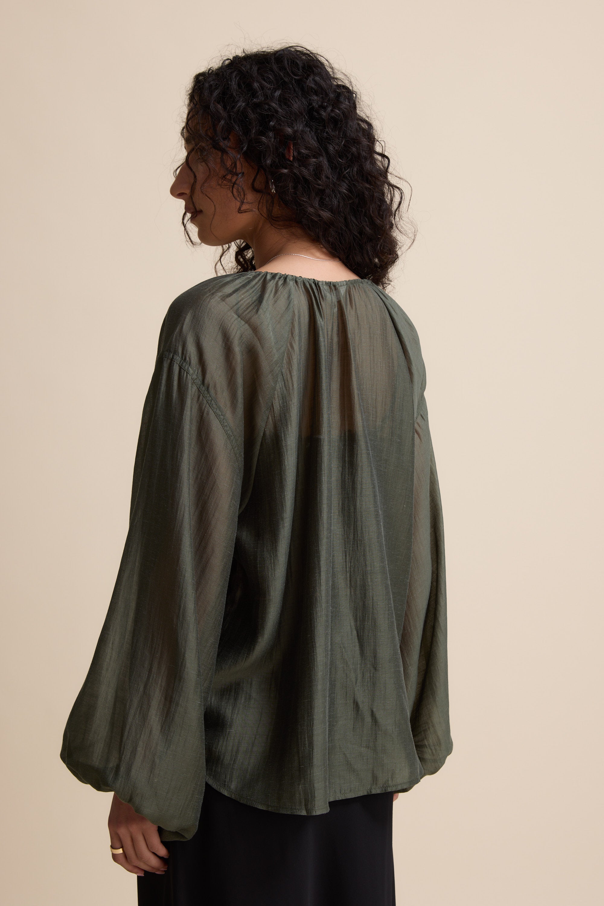 Abigail Tie Neck Blouse