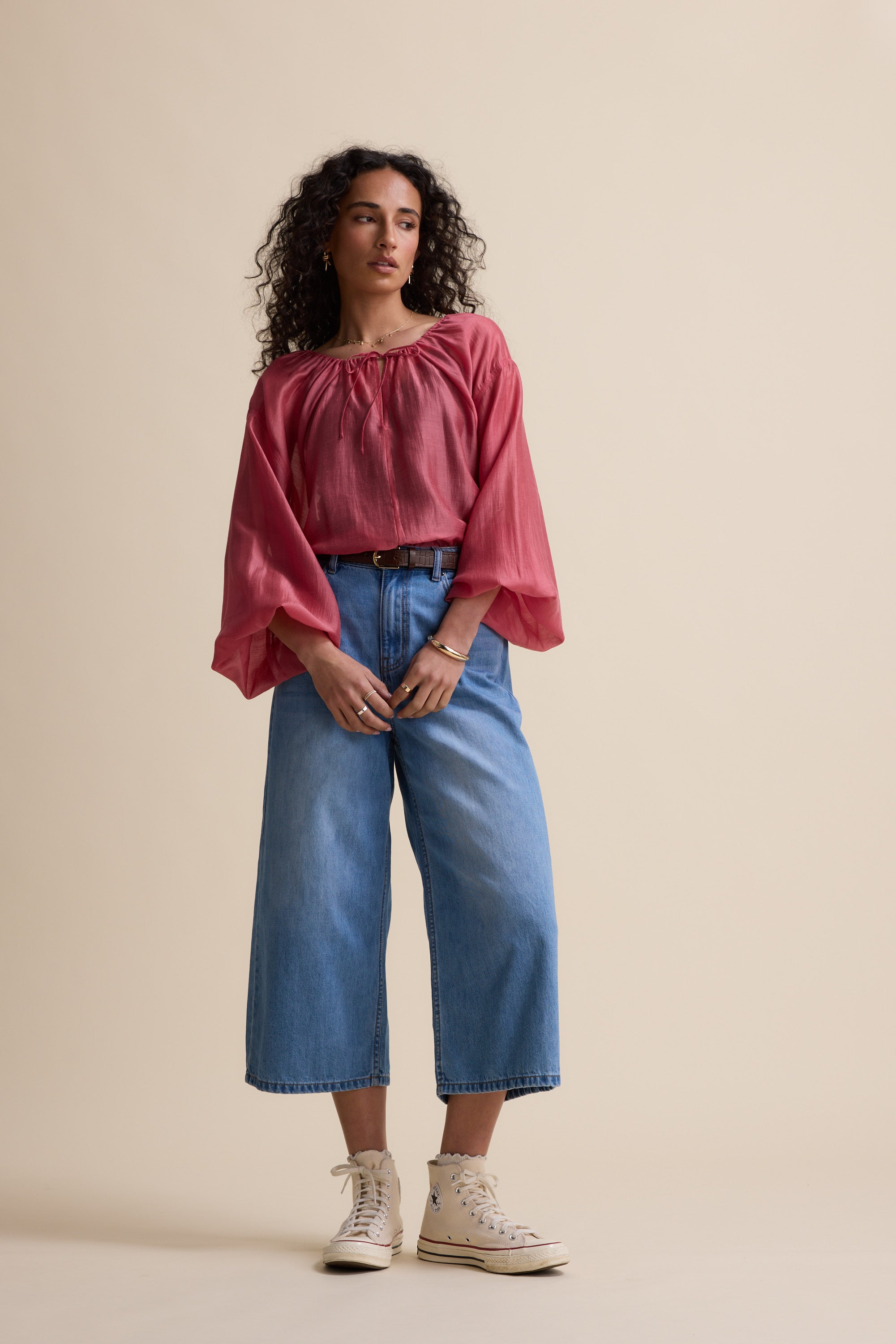 Abigail Tie Neck Blouse