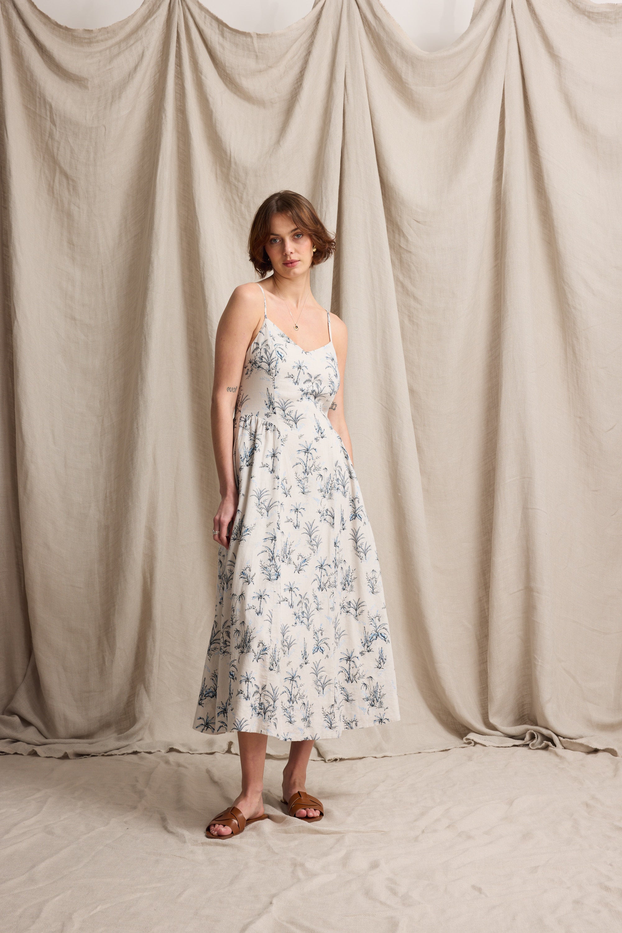 Hannah Linen Blend Dress