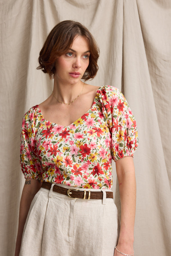 Audrey Puff Sleeve Top