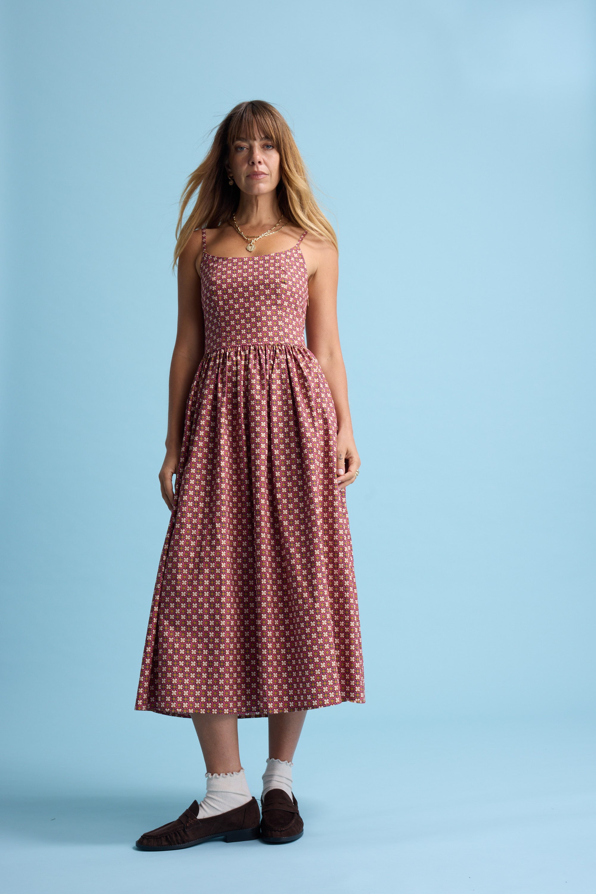 Shop Eliza Midi Dress (Liberty Daisy Link) | Max Shop Eliza Midi Dress (Liberty Daisy Link) | Max