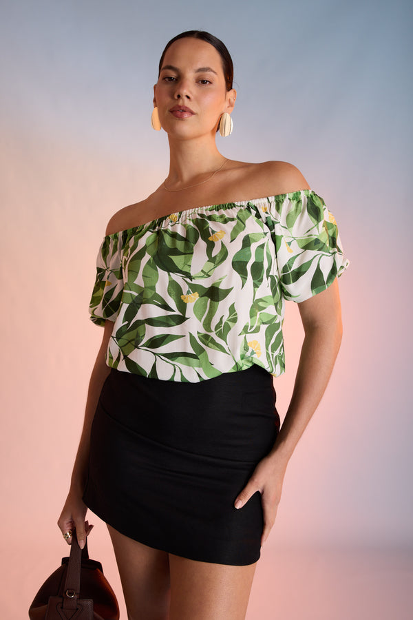 Elementary Convertible Sleeve Blouse