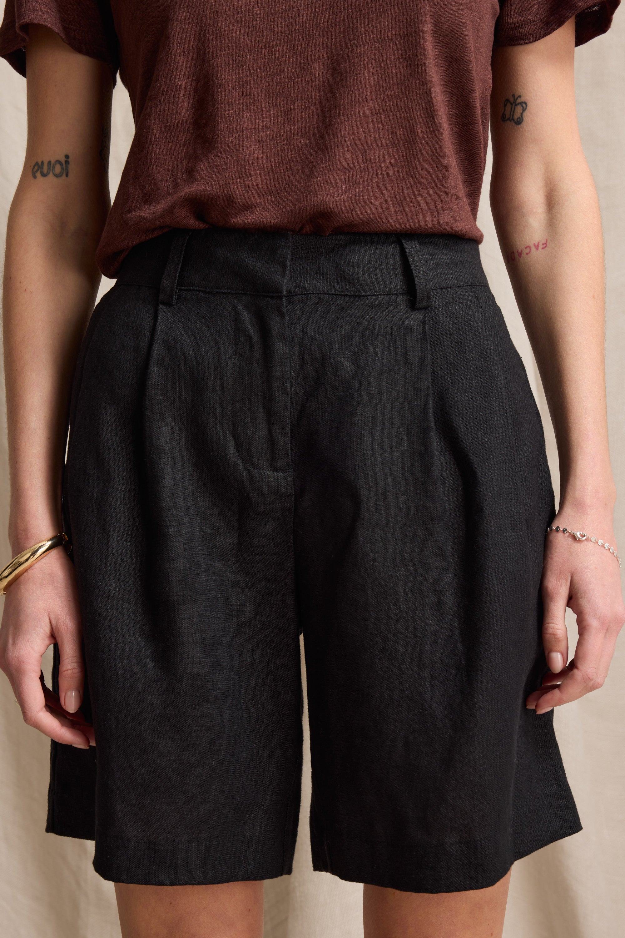 Sienna Long Linen Short