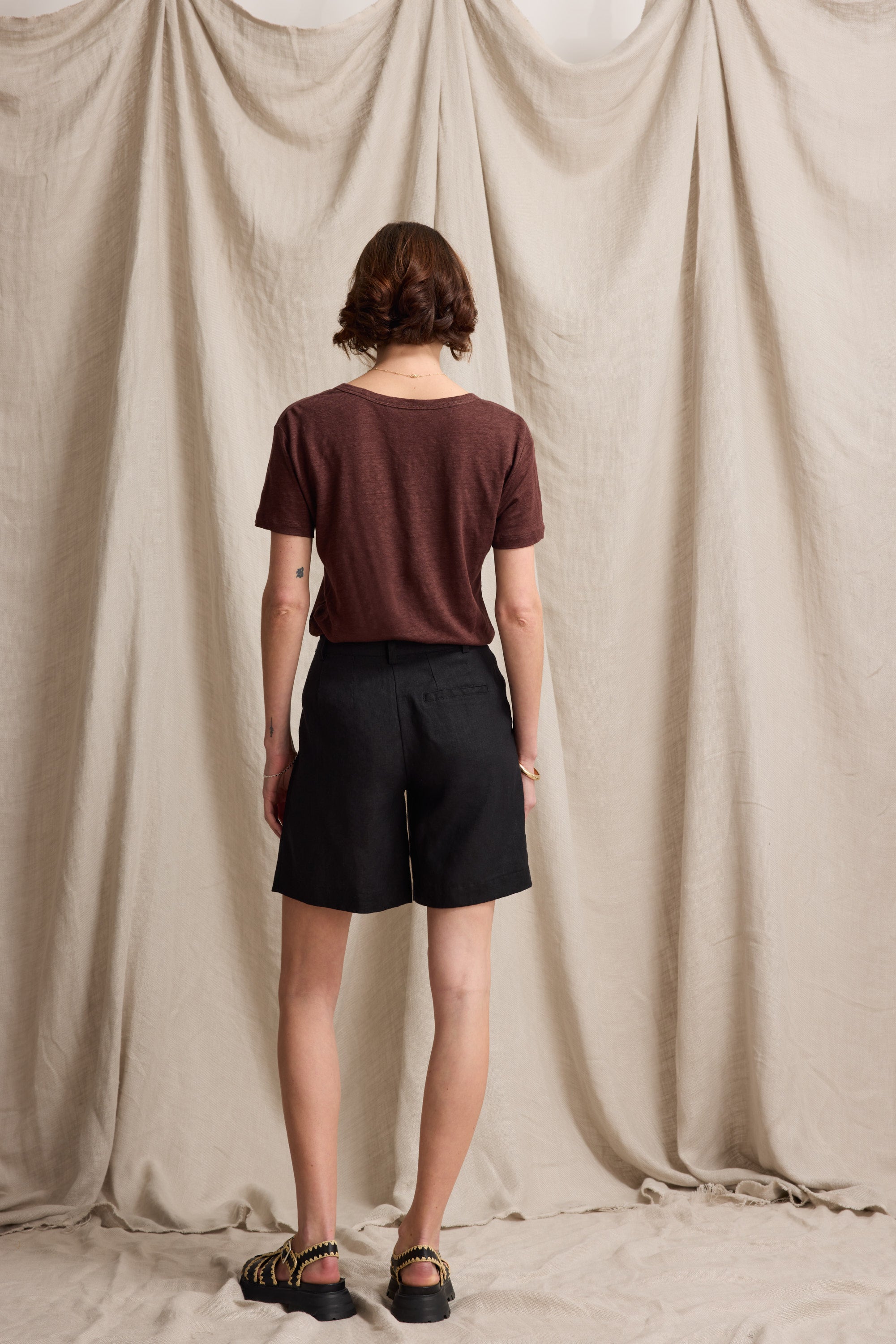 Sienna Long Linen Short