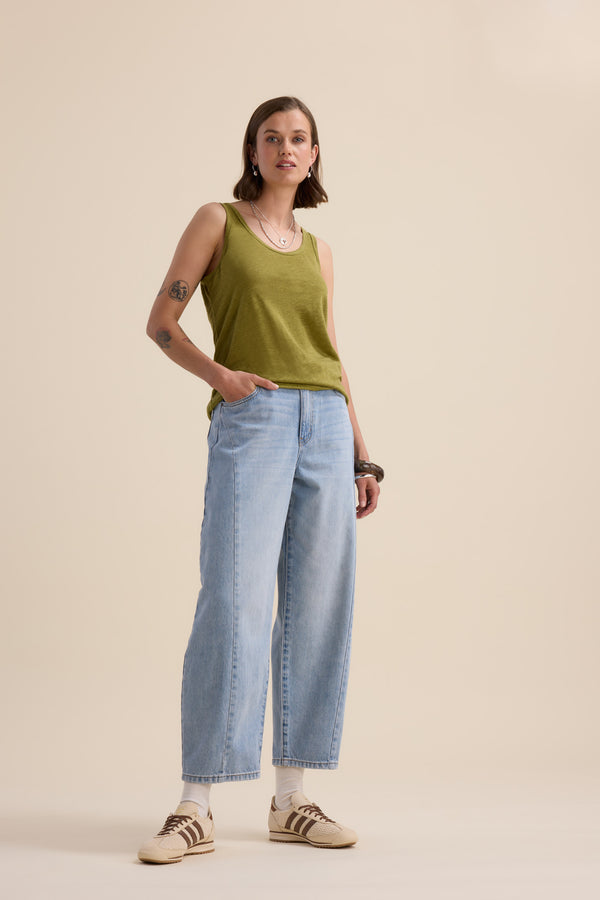 Elementary Linen Jersey Tank