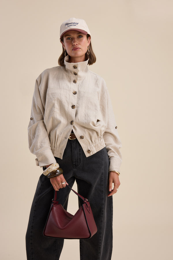 Hudson Gathered Hem Jacket
