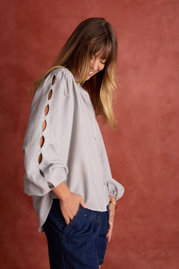 Rhea Sleeve Detail Blouse