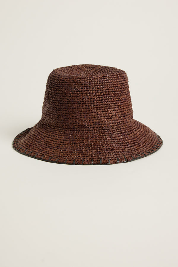 Eva Contrast Trim Bucket Hat