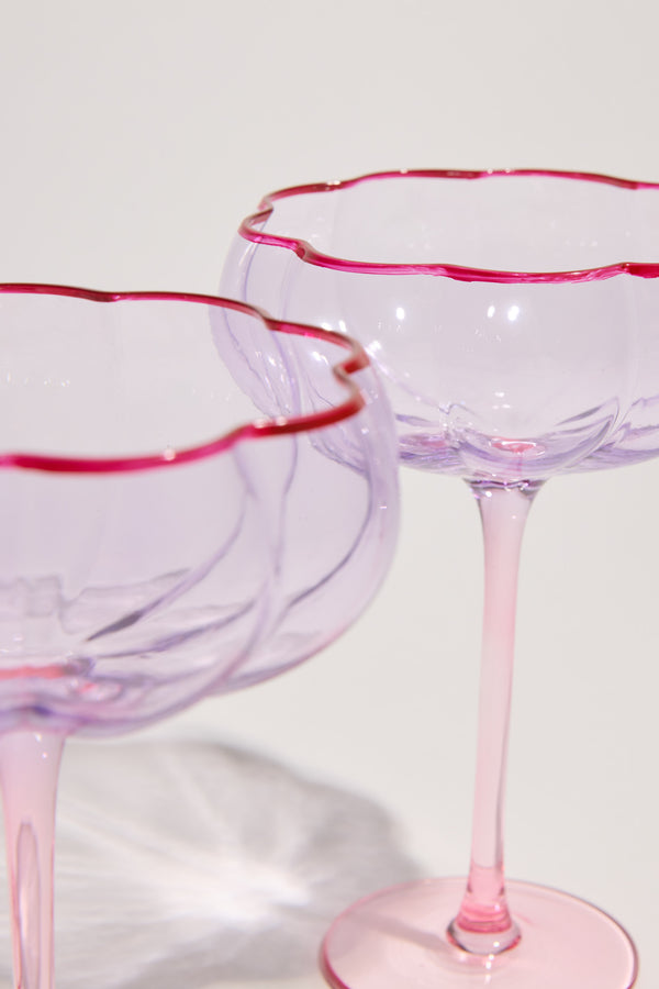 Homelab Petal Cocktail Glass Set